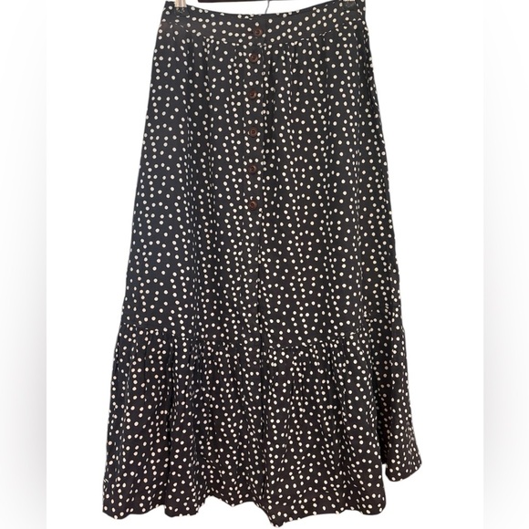 American Eagle AE77 premium 100% Linen Button up Maxi /Midi Skirt NWT - Picture 2 of 6